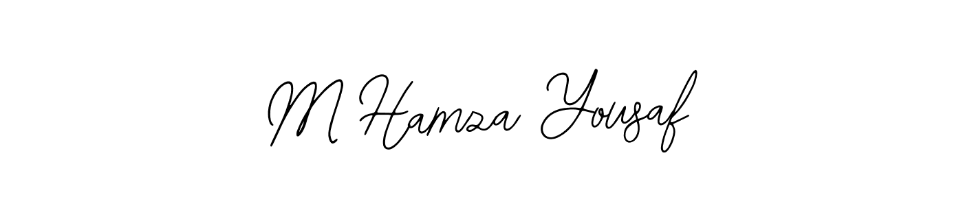 Make a beautiful signature design for name M Hamza Yousaf. Use this online signature maker to create a handwritten signature for free. M Hamza Yousaf signature style 12 images and pictures png