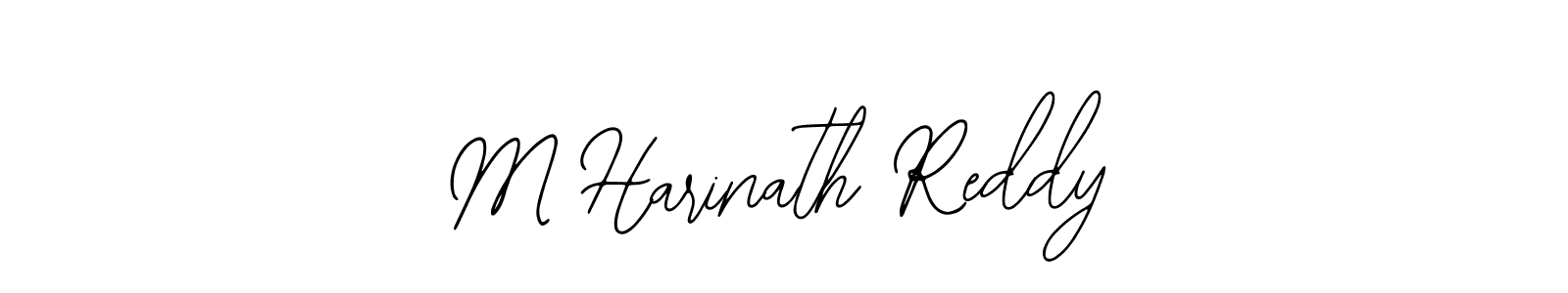 Also You can easily find your signature by using the search form. We will create M Harinath Reddy name handwritten signature images for you free of cost using Bearetta-2O07w sign style. M Harinath Reddy signature style 12 images and pictures png