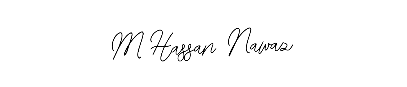 Also we have M Hassan Nawaz name is the best signature style. Create professional handwritten signature collection using Bearetta-2O07w autograph style. M Hassan Nawaz signature style 12 images and pictures png