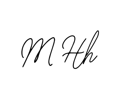 Also You can easily find your signature by using the search form. We will create M Hh name handwritten signature images for you free of cost using Bearetta-2O07w sign style. M Hh signature style 12 images and pictures png