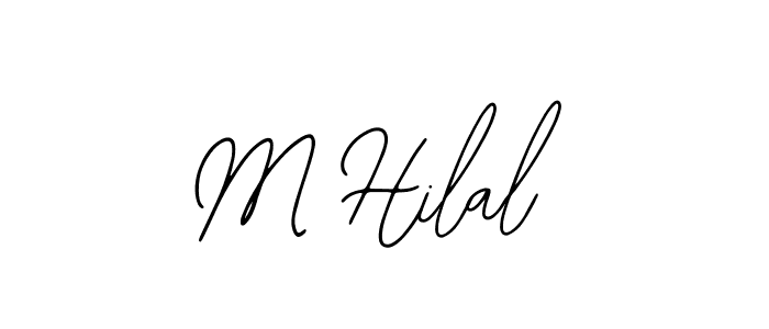 Create a beautiful signature design for name M Hilal. With this signature (Bearetta-2O07w) fonts, you can make a handwritten signature for free. M Hilal signature style 12 images and pictures png