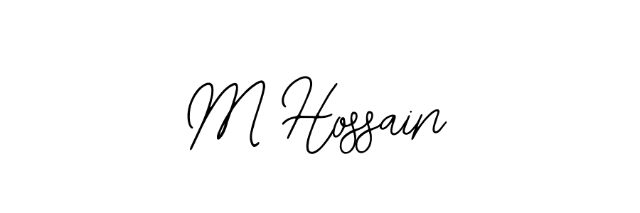 Make a beautiful signature design for name M Hossain. Use this online signature maker to create a handwritten signature for free. M Hossain signature style 12 images and pictures png