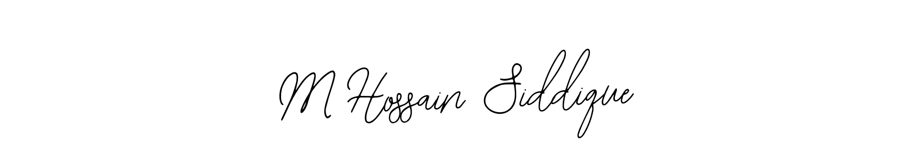 How to make M Hossain Siddique name signature. Use Bearetta-2O07w style for creating short signs online. This is the latest handwritten sign. M Hossain Siddique signature style 12 images and pictures png