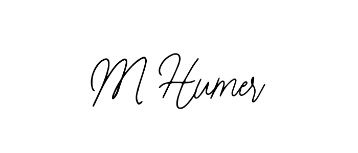 Use a signature maker to create a handwritten signature online. With this signature software, you can design (Bearetta-2O07w) your own signature for name M Humer. M Humer signature style 12 images and pictures png