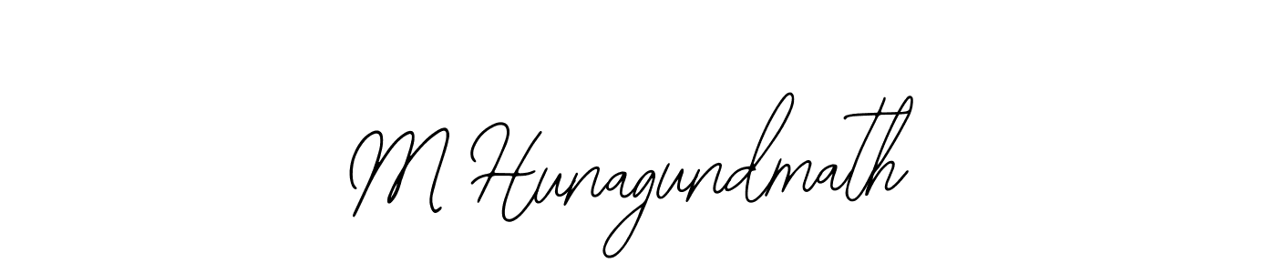 How to make M Hunagundmath name signature. Use Bearetta-2O07w style for creating short signs online. This is the latest handwritten sign. M Hunagundmath signature style 12 images and pictures png