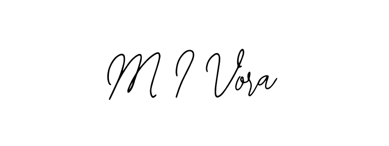 It looks lik you need a new signature style for name M I Vora. Design unique handwritten (Bearetta-2O07w) signature with our free signature maker in just a few clicks. M I Vora signature style 12 images and pictures png