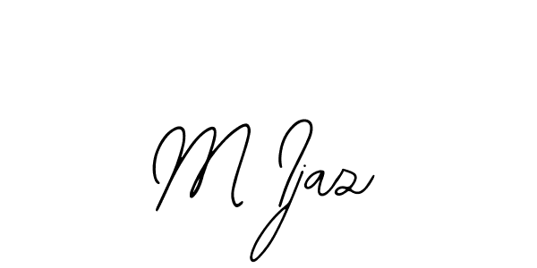 Make a beautiful signature design for name M Ijaz. Use this online signature maker to create a handwritten signature for free. M Ijaz signature style 12 images and pictures png