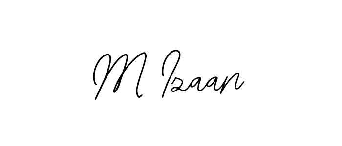 How to make M Izaan signature? Bearetta-2O07w is a professional autograph style. Create handwritten signature for M Izaan name. M Izaan signature style 12 images and pictures png