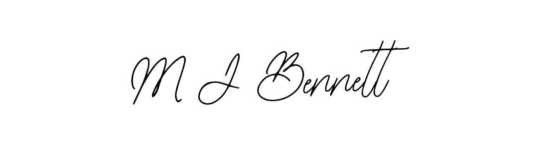 Also we have M J Bennett name is the best signature style. Create professional handwritten signature collection using Bearetta-2O07w autograph style. M J Bennett signature style 12 images and pictures png