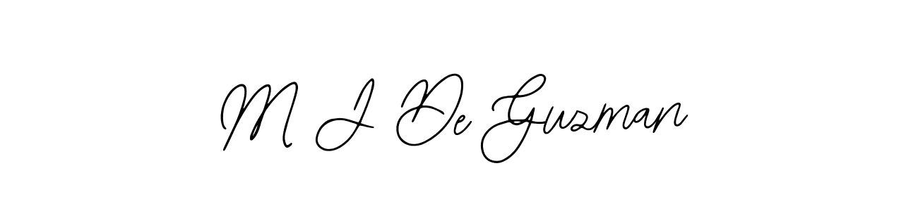 How to make M J De Guzman signature? Bearetta-2O07w is a professional autograph style. Create handwritten signature for M J De Guzman name. M J De Guzman signature style 12 images and pictures png