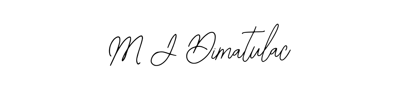 Make a beautiful signature design for name M J Dimatulac. Use this online signature maker to create a handwritten signature for free. M J Dimatulac signature style 12 images and pictures png