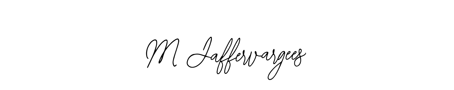 How to make M Jaffervargees signature? Bearetta-2O07w is a professional autograph style. Create handwritten signature for M Jaffervargees name. M Jaffervargees signature style 12 images and pictures png