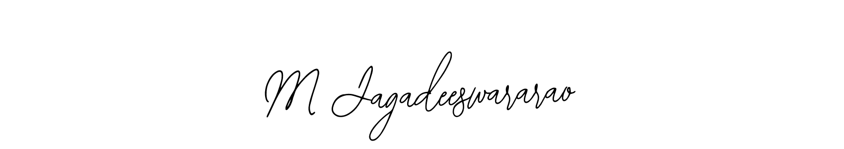 The best way (Bearetta-2O07w) to make a short signature is to pick only two or three words in your name. The name M Jagadeeswararao include a total of six letters. For converting this name. M Jagadeeswararao signature style 12 images and pictures png