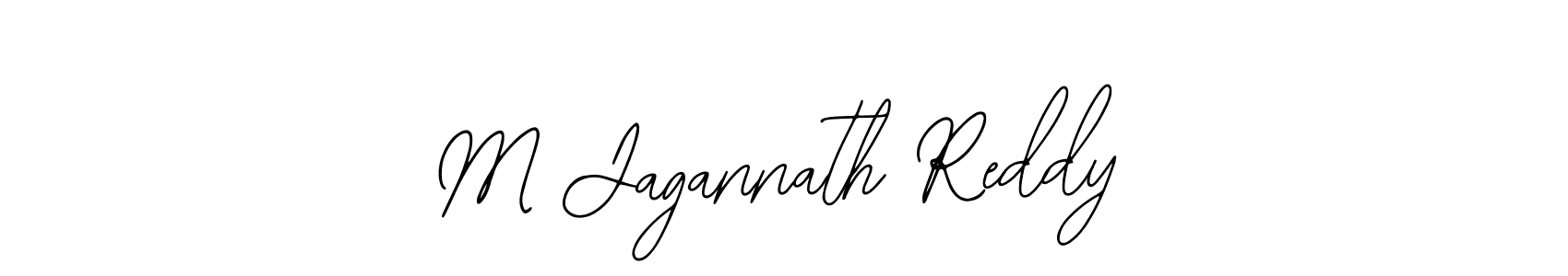 Use a signature maker to create a handwritten signature online. With this signature software, you can design (Bearetta-2O07w) your own signature for name M Jagannath Reddy. M Jagannath Reddy signature style 12 images and pictures png