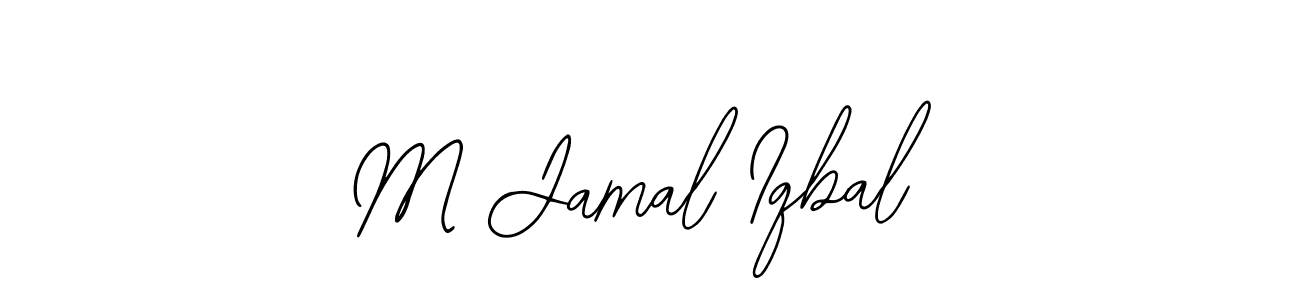 Create a beautiful signature design for name M Jamal Iqbal. With this signature (Bearetta-2O07w) fonts, you can make a handwritten signature for free. M Jamal Iqbal signature style 12 images and pictures png