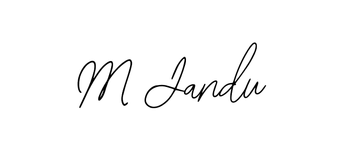 Also You can easily find your signature by using the search form. We will create M Jandu name handwritten signature images for you free of cost using Bearetta-2O07w sign style. M Jandu signature style 12 images and pictures png