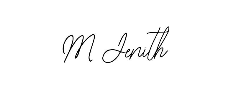 M Jenith stylish signature style. Best Handwritten Sign (Bearetta-2O07w) for my name. Handwritten Signature Collection Ideas for my name M Jenith. M Jenith signature style 12 images and pictures png