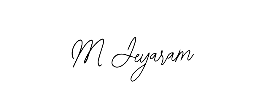 How to make M Jeyaram signature? Bearetta-2O07w is a professional autograph style. Create handwritten signature for M Jeyaram name. M Jeyaram signature style 12 images and pictures png