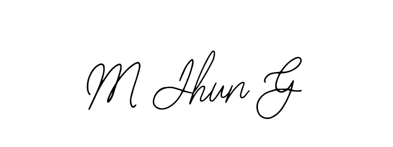 if you are searching for the best signature style for your name M Jhun G. so please give up your signature search. here we have designed multiple signature styles  using Bearetta-2O07w. M Jhun G signature style 12 images and pictures png