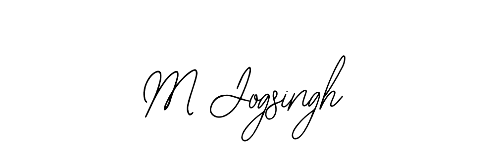 Also we have M Jogsingh name is the best signature style. Create professional handwritten signature collection using Bearetta-2O07w autograph style. M Jogsingh signature style 12 images and pictures png