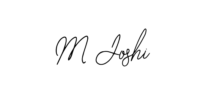 Create a beautiful signature design for name M Joshi. With this signature (Bearetta-2O07w) fonts, you can make a handwritten signature for free. M Joshi signature style 12 images and pictures png