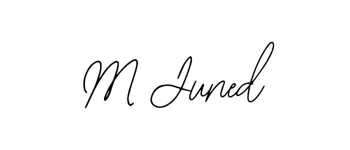 Also we have M Juned name is the best signature style. Create professional handwritten signature collection using Bearetta-2O07w autograph style. M Juned signature style 12 images and pictures png