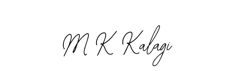 The best way (Bearetta-2O07w) to make a short signature is to pick only two or three words in your name. The name M K Kalagi include a total of six letters. For converting this name. M K Kalagi signature style 12 images and pictures png