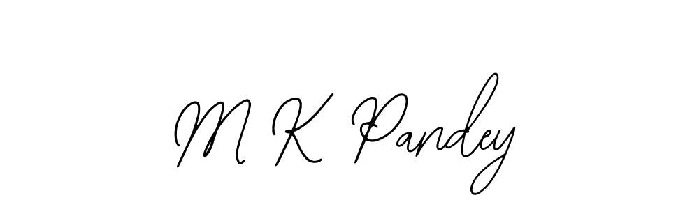 How to Draw M K Pandey signature style? Bearetta-2O07w is a latest design signature styles for name M K Pandey. M K Pandey signature style 12 images and pictures png