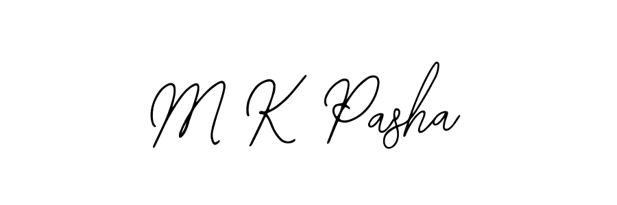 M K Pasha stylish signature style. Best Handwritten Sign (Bearetta-2O07w) for my name. Handwritten Signature Collection Ideas for my name M K Pasha. M K Pasha signature style 12 images and pictures png