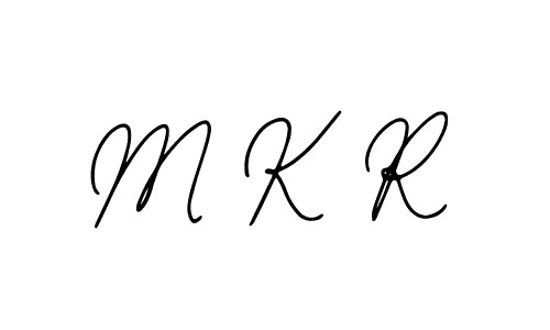 Bearetta-2O07w is a professional signature style that is perfect for those who want to add a touch of class to their signature. It is also a great choice for those who want to make their signature more unique. Get M K R name to fancy signature for free. M K R signature style 12 images and pictures png