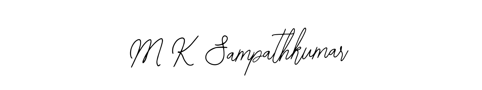 How to Draw M K Sampathkumar signature style? Bearetta-2O07w is a latest design signature styles for name M K Sampathkumar. M K Sampathkumar signature style 12 images and pictures png