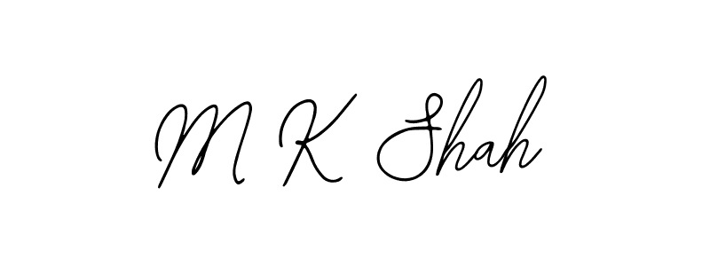 Bearetta-2O07w is a professional signature style that is perfect for those who want to add a touch of class to their signature. It is also a great choice for those who want to make their signature more unique. Get M K Shah name to fancy signature for free. M K Shah signature style 12 images and pictures png