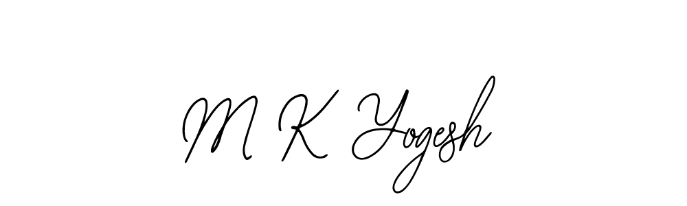 Make a beautiful signature design for name M K Yogesh. Use this online signature maker to create a handwritten signature for free. M K Yogesh signature style 12 images and pictures png