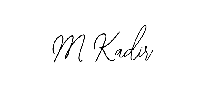 M Kadir stylish signature style. Best Handwritten Sign (Bearetta-2O07w) for my name. Handwritten Signature Collection Ideas for my name M Kadir. M Kadir signature style 12 images and pictures png