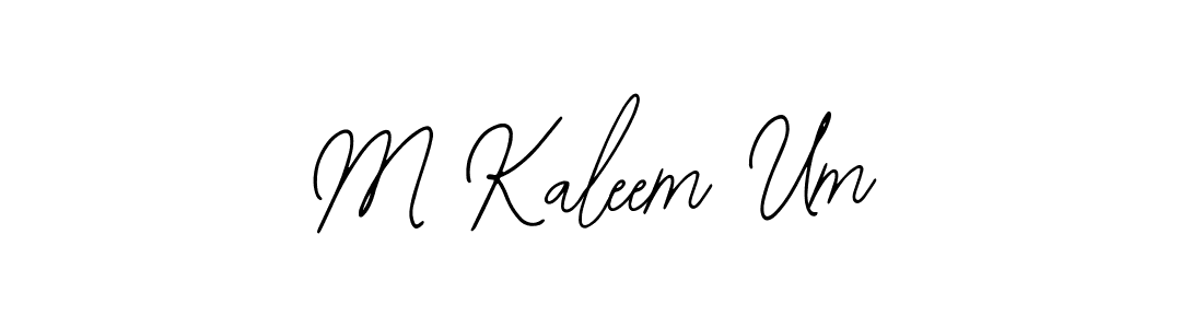 M Kaleem Um stylish signature style. Best Handwritten Sign (Bearetta-2O07w) for my name. Handwritten Signature Collection Ideas for my name M Kaleem Um. M Kaleem Um signature style 12 images and pictures png