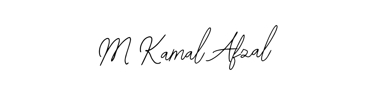 Use a signature maker to create a handwritten signature online. With this signature software, you can design (Bearetta-2O07w) your own signature for name M Kamal Afzal. M Kamal Afzal signature style 12 images and pictures png