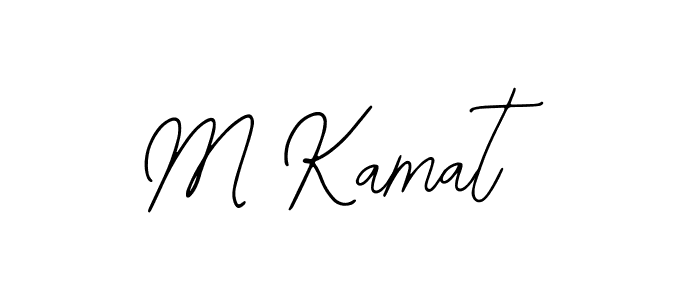if you are searching for the best signature style for your name M Kamat. so please give up your signature search. here we have designed multiple signature styles  using Bearetta-2O07w. M Kamat signature style 12 images and pictures png