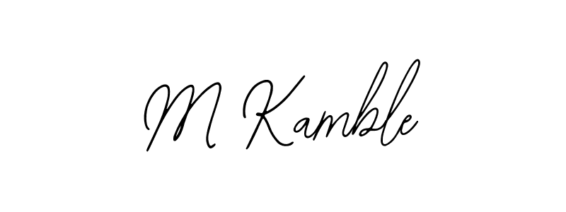 You can use this online signature creator to create a handwritten signature for the name M Kamble. This is the best online autograph maker. M Kamble signature style 12 images and pictures png