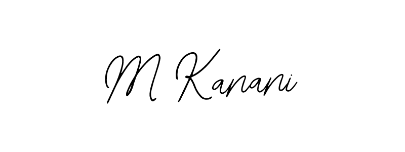 Use a signature maker to create a handwritten signature online. With this signature software, you can design (Bearetta-2O07w) your own signature for name M Kanani. M Kanani signature style 12 images and pictures png