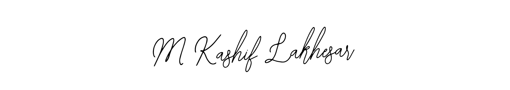 Also we have M Kashif Lakhesar name is the best signature style. Create professional handwritten signature collection using Bearetta-2O07w autograph style. M Kashif Lakhesar signature style 12 images and pictures png