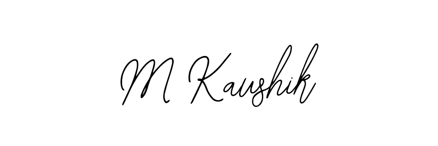 You can use this online signature creator to create a handwritten signature for the name M Kaushik. This is the best online autograph maker. M Kaushik signature style 12 images and pictures png