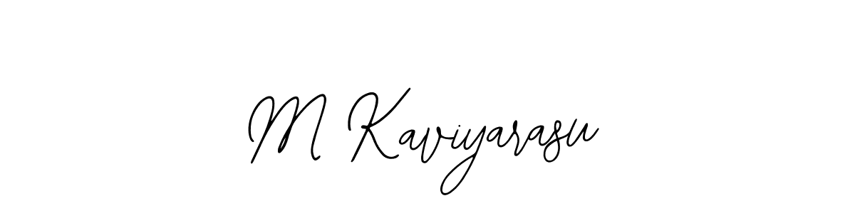 if you are searching for the best signature style for your name M Kaviyarasu. so please give up your signature search. here we have designed multiple signature styles  using Bearetta-2O07w. M Kaviyarasu signature style 12 images and pictures png