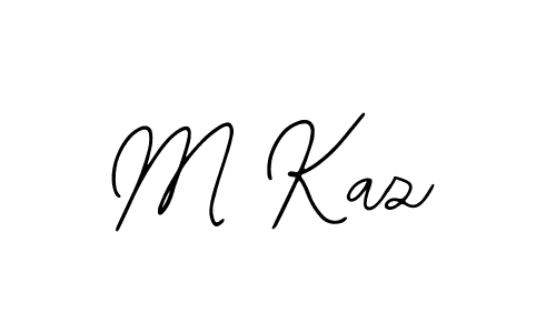 The best way (Bearetta-2O07w) to make a short signature is to pick only two or three words in your name. The name M Kaz include a total of six letters. For converting this name. M Kaz signature style 12 images and pictures png