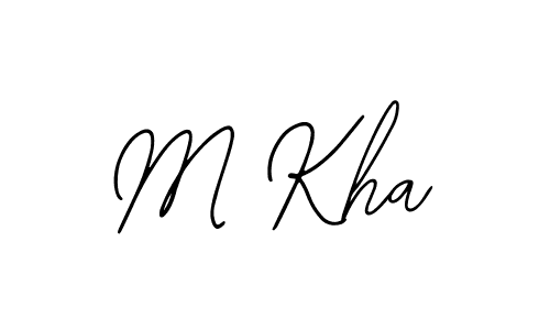 Also we have M Kha name is the best signature style. Create professional handwritten signature collection using Bearetta-2O07w autograph style. M Kha signature style 12 images and pictures png