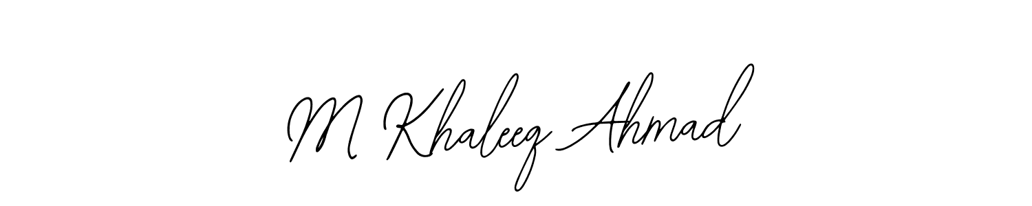 You can use this online signature creator to create a handwritten signature for the name M Khaleeq Ahmad. This is the best online autograph maker. M Khaleeq Ahmad signature style 12 images and pictures png