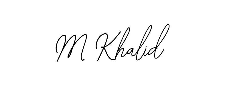 Make a beautiful signature design for name M Khalid. Use this online signature maker to create a handwritten signature for free. M Khalid signature style 12 images and pictures png