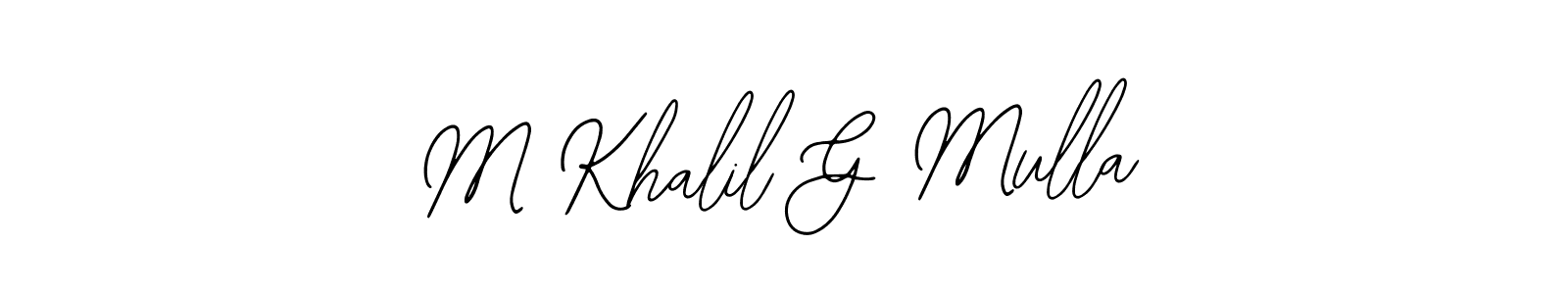 You can use this online signature creator to create a handwritten signature for the name M Khalil G Mulla. This is the best online autograph maker. M Khalil G Mulla signature style 12 images and pictures png