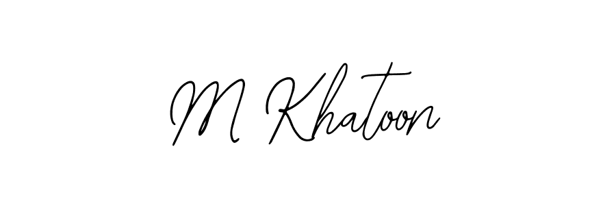 How to make M Khatoon signature? Bearetta-2O07w is a professional autograph style. Create handwritten signature for M Khatoon name. M Khatoon signature style 12 images and pictures png