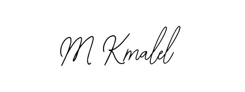 Similarly Bearetta-2O07w is the best handwritten signature design. Signature creator online .You can use it as an online autograph creator for name M Kmalel. M Kmalel signature style 12 images and pictures png