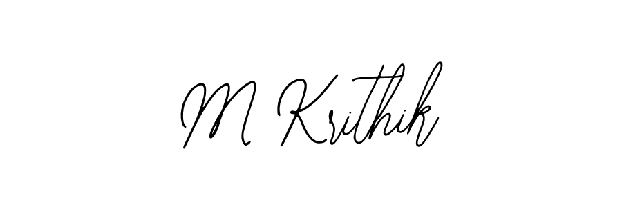 Also You can easily find your signature by using the search form. We will create M Krithik name handwritten signature images for you free of cost using Bearetta-2O07w sign style. M Krithik signature style 12 images and pictures png